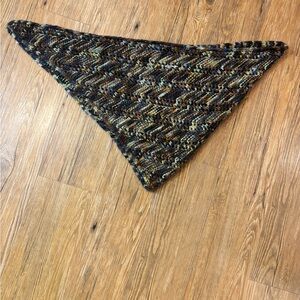 Elegant Chevron Knit Scarf